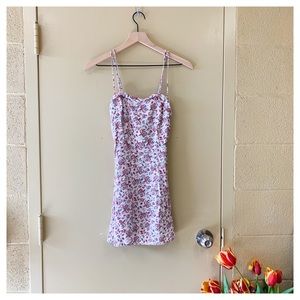 Spaghetti Strap Mini Dress • Paisley • Small